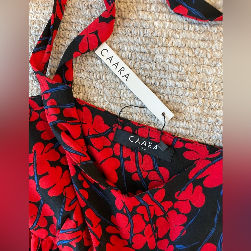Caara Steffi Floral Print Maxi Dress